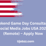 Weekend Game Day Consultant – Social Media Jobs USA 2025 (Remote) – Apply Now